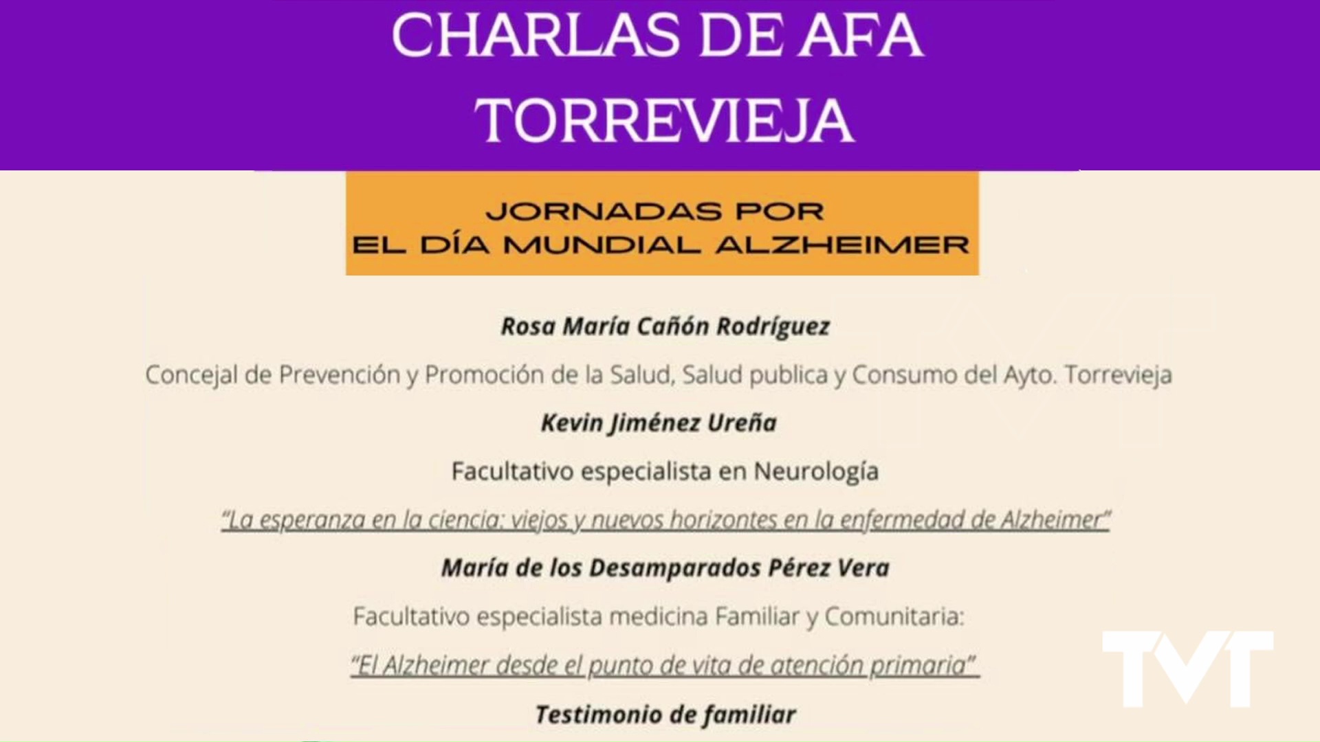 Charlas Jornadas Alzheimer